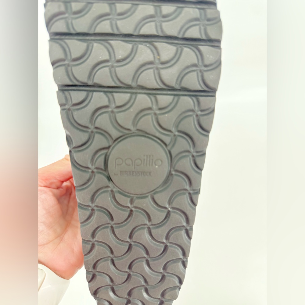 Birkenstock Papillio Black and Tan Women's Sandals - Picture 7 of 9